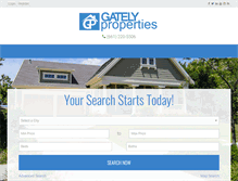 Tablet Screenshot of gatelyproperties.com